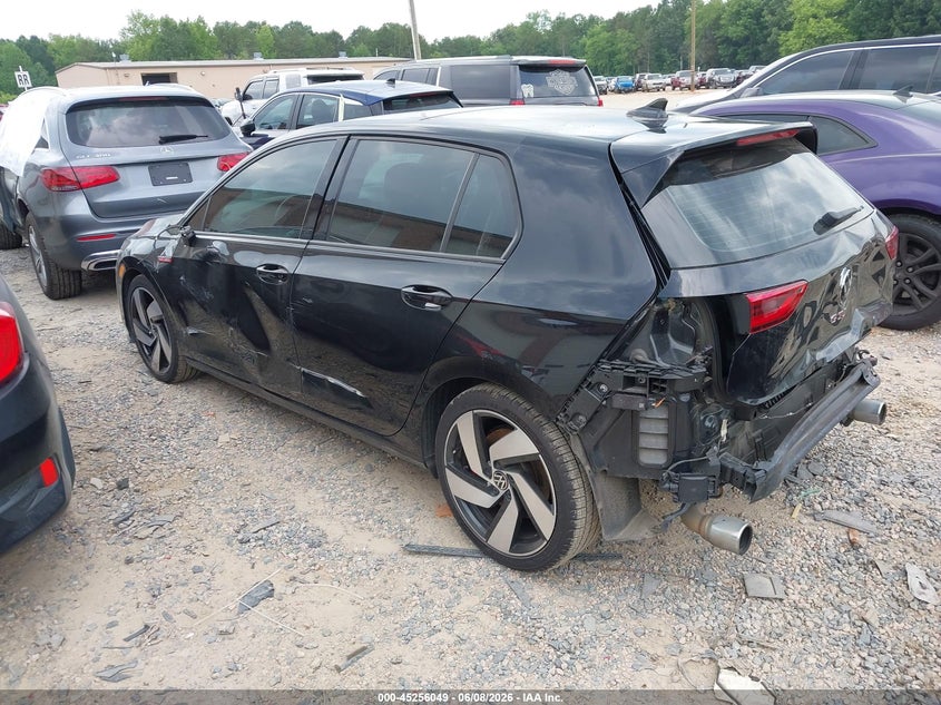 2023 Volkswagen Golf gti VIN WVW2A7CD3PW154691 IAAI salvage auction — REAR END, Salvage Title, sold $6,100 on 2026-07-09 (photo 3)