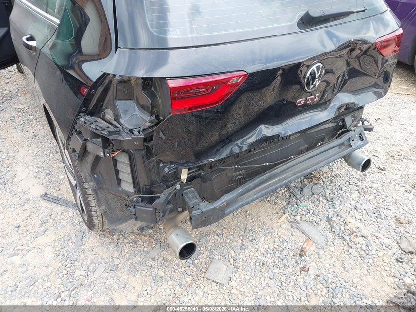 2023 Volkswagen Golf gti VIN WVW2A7CD3PW154691 IAAI salvage auction — REAR END, Salvage Title, sold $6,100 on 2026-07-09 (photo 6)