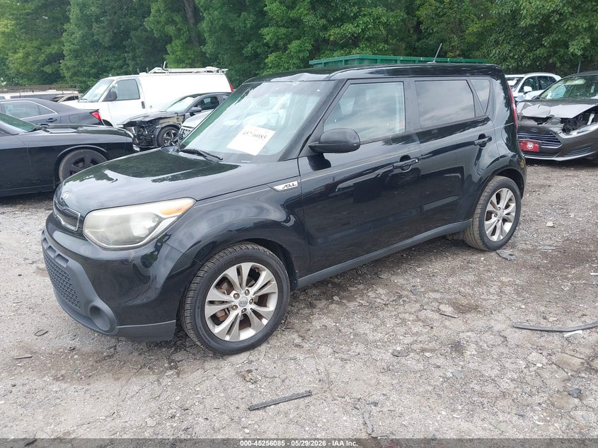2015 Kia Soul VIN KNDJP3A56F7212574 IAAI salvage auction — VANDALISM, Salvage Title, sold $400 on 2026-07-08 (photo 2)
