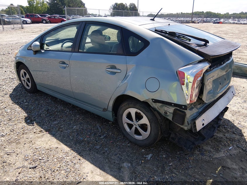 2013 Toyota Prius VIN JTDKN3DU8D5694079 IAAI salvage auction — FRONT & REAR, Salvage Title, sold $1,550 on 2026-07-09 (photo 3)