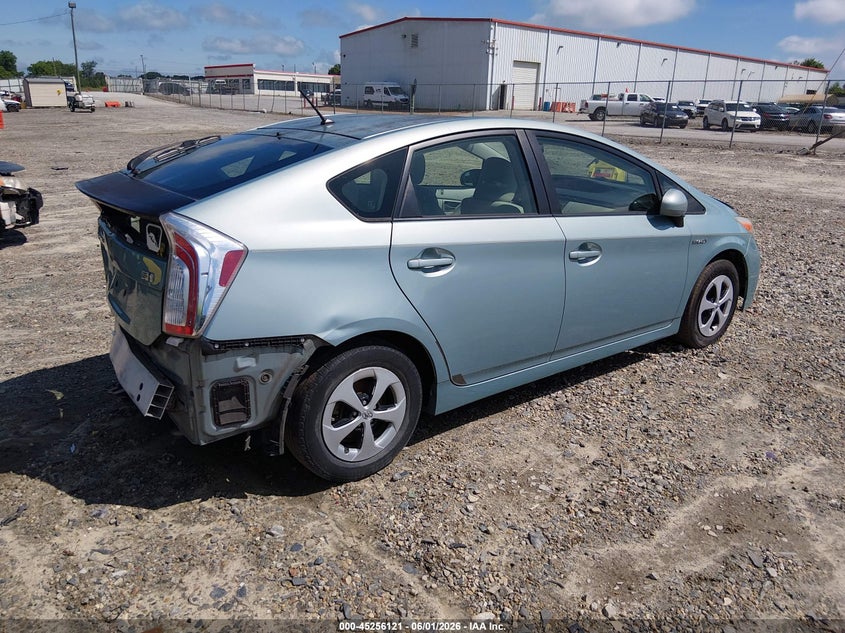 2013 Toyota Prius VIN JTDKN3DU8D5694079 IAAI salvage auction — FRONT & REAR, Salvage Title, sold $1,550 on 2026-07-09 (photo 4)
