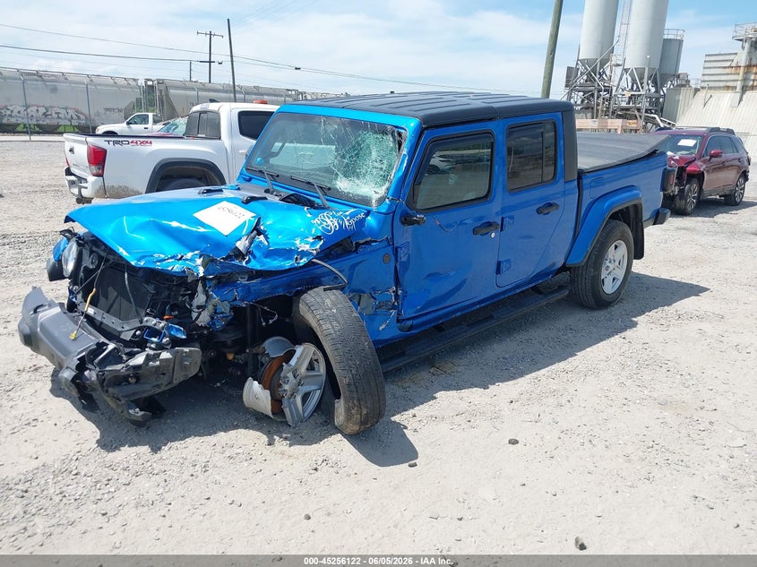 2023 Jeep Gladiator VIN 1C6HJTAG3PL516611 IAAI salvage auction — FRONT END, Salvage Title, sold $6,100 on 2026-07-19 (photo 2)