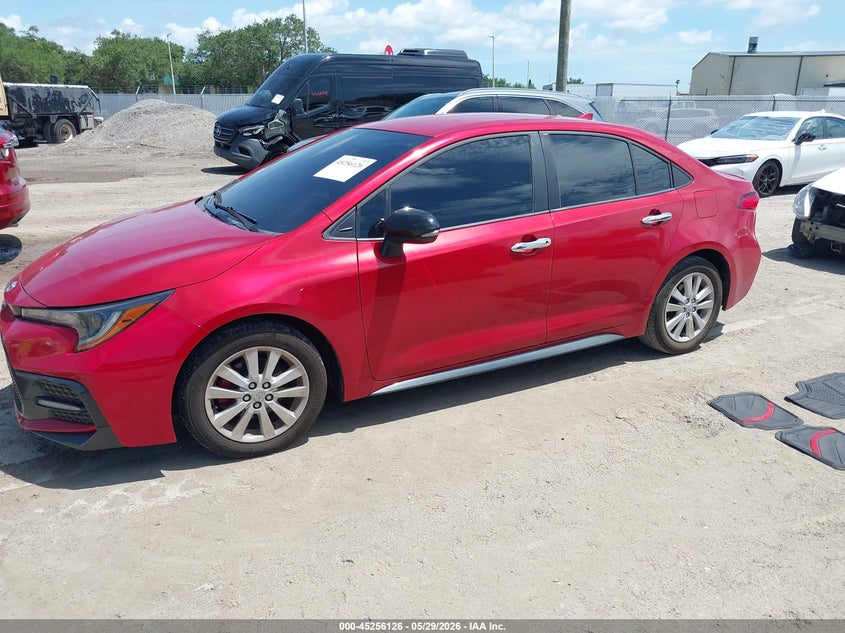 2021 Toyota Corolla VIN 5YFS4MCE7MP089993 IAAI salvage auction — RIGHT SIDE, Salvage Title, sold $4,050 on 2026-07-21 (photo 2)