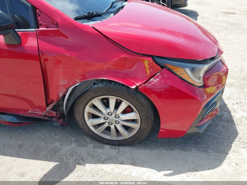 2021 Toyota Corolla VIN 5YFS4MCE7MP089993 IAAI salvage auction — RIGHT SIDE, Salvage Title, sold $4,050 on 2026-07-21 (photo 6)