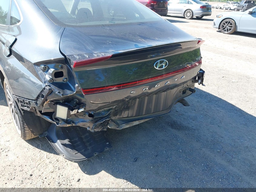 2021 Hyundai Sonata VIN KMHL54JJ2MA032151 IAAI salvage auction — REAR END, Salvage Title, sold $7,200 on 2026-07-13 (photo 6)