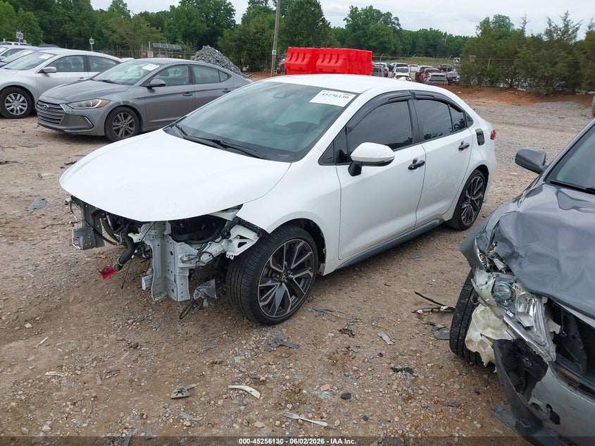 2021 Toyota Corolla VIN 5YFS4MCE7MP085491 IAAI salvage auction — FRONT END, Salvage (North Carolina), sold $3,300 on 2026-07-31 (photo 2)