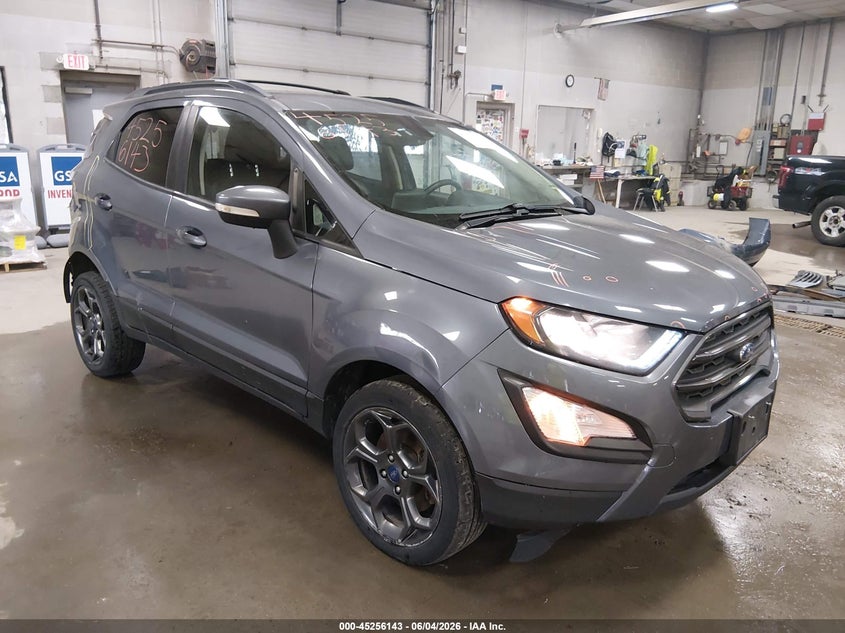 2018 Ford Ecosport VIN MAJ6P1CL7JC185669 IAAI salvage auction — REAR END, Salvage Title, sold $950 on 2026-07-20 (photo 1)