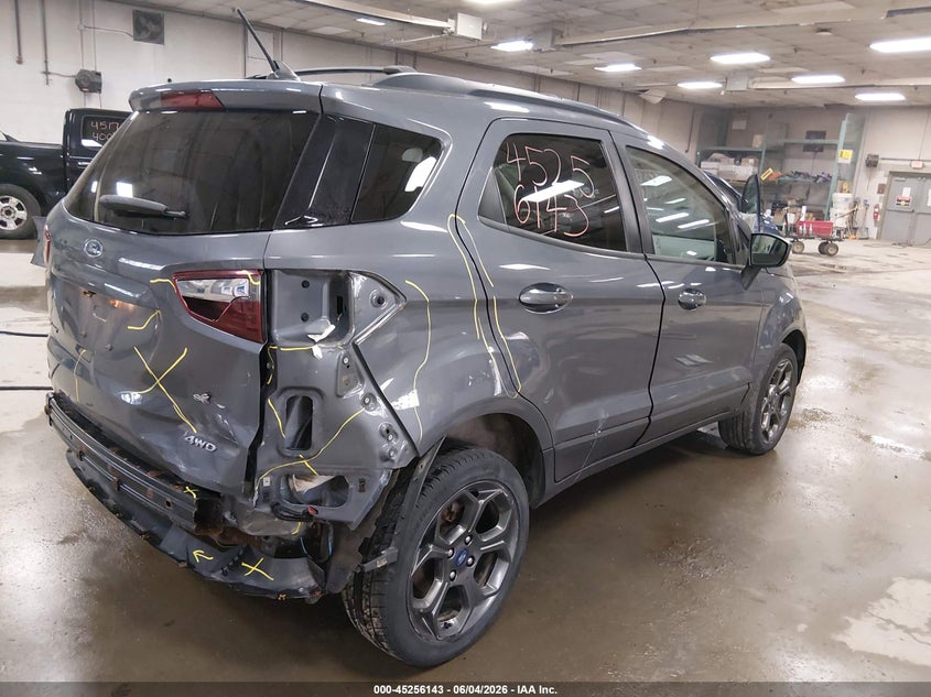 2018 Ford Ecosport VIN MAJ6P1CL7JC185669 IAAI salvage auction — REAR END, Salvage Title, sold $950 on 2026-07-20 (photo 4)