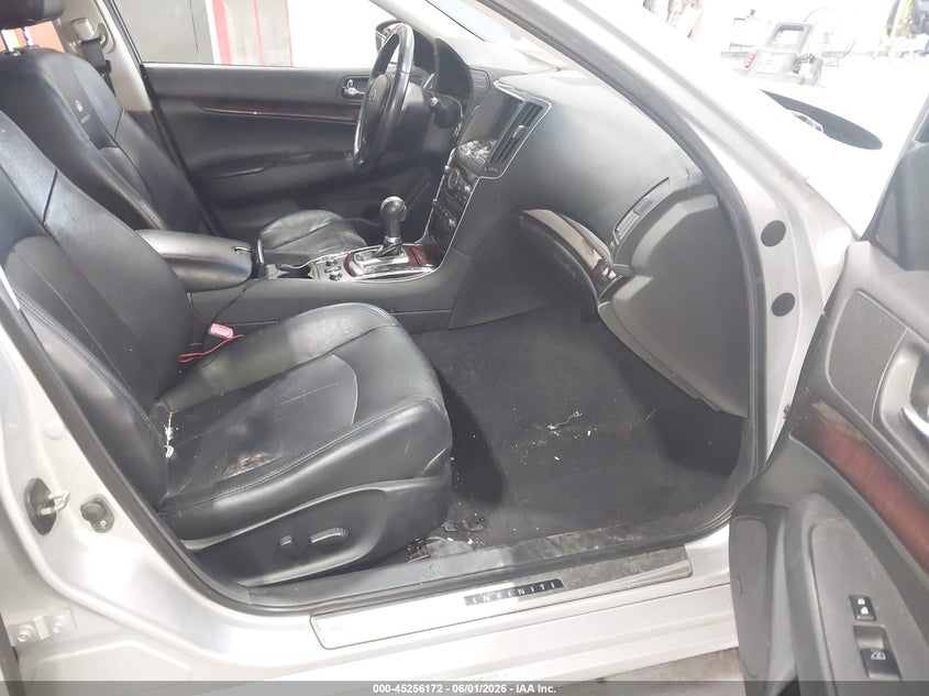 2013 Infiniti VIN JN1CV6AR8DM754182 IAAI salvage auction — RIGHT REAR, Salvage Title, sold $425 on 2026-08-26 (photo 5)