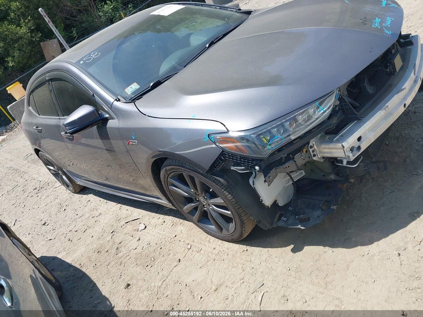 2020 Acura Tlx VIN 19UUB1F62LA013653 IAAI salvage auction — FRONT END, Salvage Title, sold $5,400 on 2026-07-25 (photo 1)