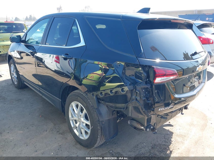 2023 Chevrolet Equinox VIN 3GNAXKEG2PL243041 IAAI salvage auction — REAR END, Salvage Title, sold $6,975 on 2026-07-22 (photo 3)