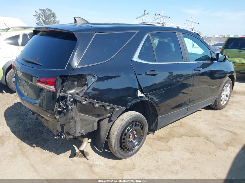 2023 Chevrolet Equinox VIN 3GNAXKEG2PL243041 IAAI salvage auction — REAR END, Salvage Title, sold $6,975 on 2026-07-22 (photo 4)