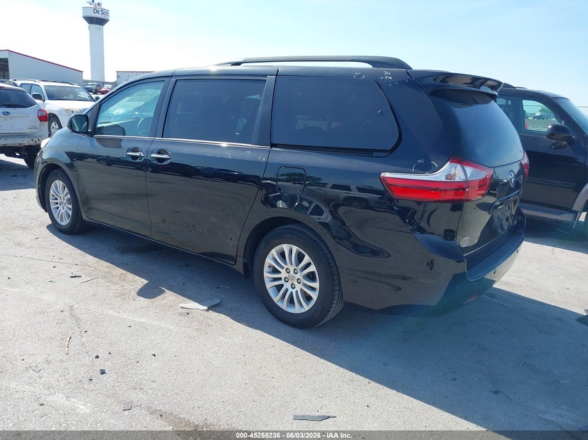 2015 Toyota Sienna VIN 5TDYK3DCXFS669370 IAAI salvage auction — HAIL, Salvage Title, sold $125 on 2026-07-28 (photo 3)