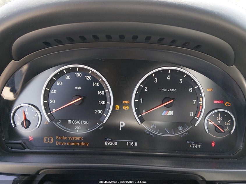 2013 BMW M5 VIN WBSFV9C56DD096375 IAAI salvage auction — LEFT SIDE, Salvage Title, sold $11,200 on 2026-07-06 (photo 7)