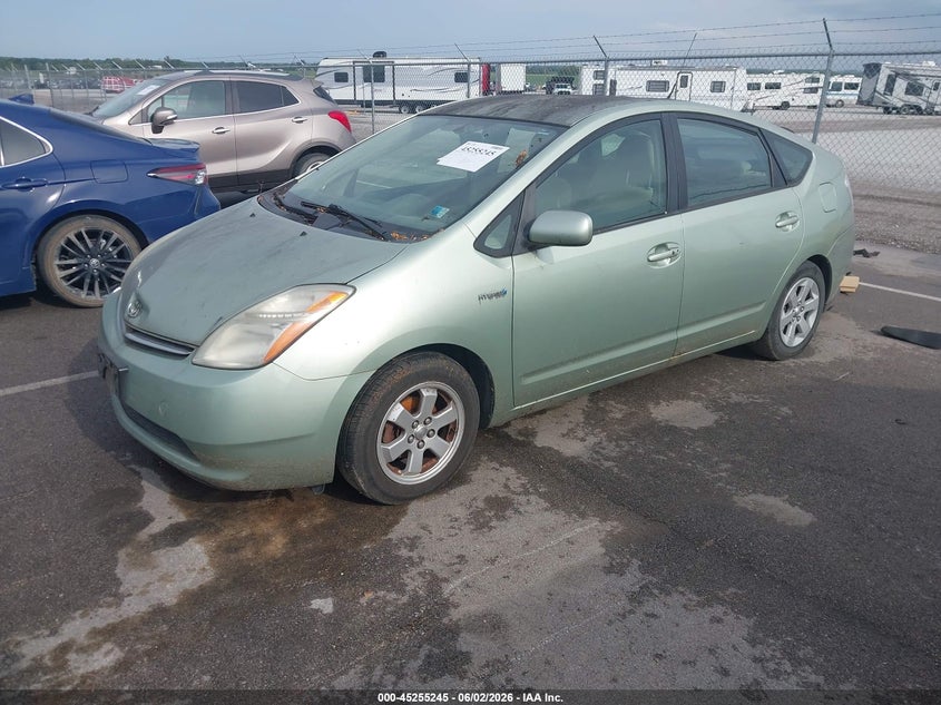 2006 Toyota Prius VIN JTDKB20U167521603 IAAI salvage auction — NORMAL WEAR, Certificate Of Title (Nebraska), sold $600 on 2026-07-23 (photo 2)