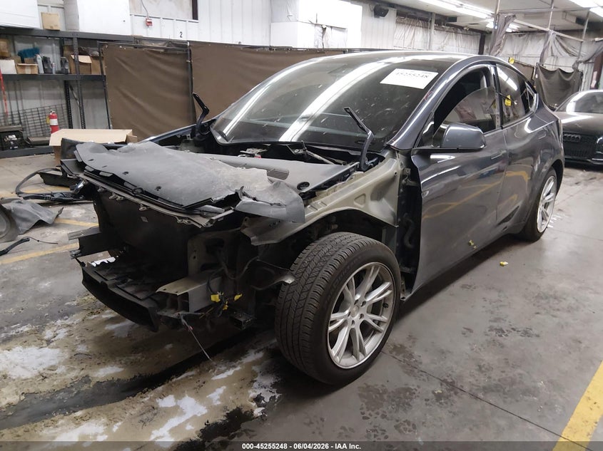 2023 Tesla Model y VIN 7SAYGAEE2PF791476 IAAI salvage auction — FRONT END, Salvage Title, sold $9,000 on 2026-07-16 (photo 2)