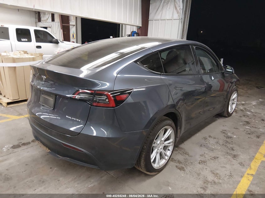2023 Tesla Model y VIN 7SAYGAEE2PF791476 IAAI salvage auction — FRONT END, Salvage Title, sold $9,000 on 2026-07-16 (photo 4)