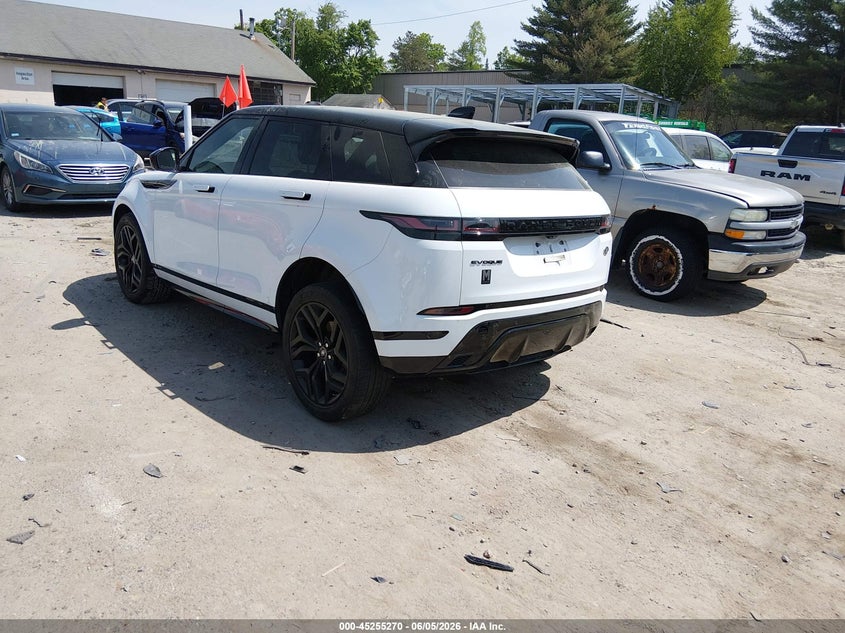 2021 Land rover Range rover evoque VIN SALZT2FX7MH129979 IAAI salvage auction — RIGHT SIDE, Salvage (Massachusetts), sold $8,450 on 2026-08-19 (photo 3)