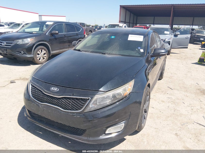 2015 Kia Optima VIN 5XXGM4A79FG419686 IAAI salvage auction — REAR END, Original (Texas), sold $925 on 2026-07-28 (photo 2)