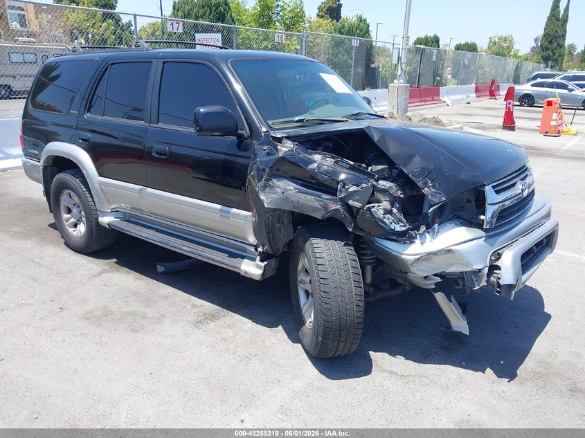 2002 Toyota 4runner VIN JT3GN87RX20230848 IAAI salvage auction — RIGHT FRONT, Salvage (California), sold $825 on 2026-07-30 (photo 1)