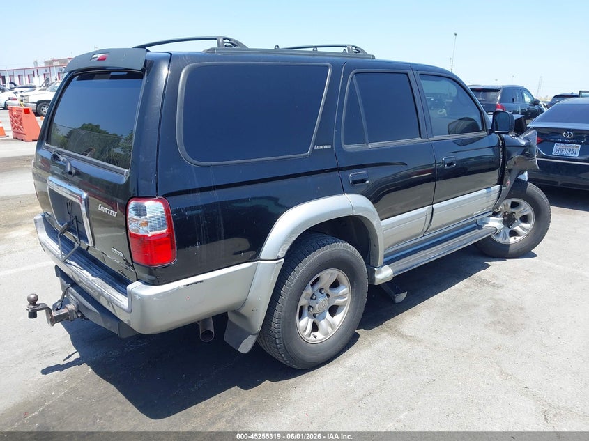 2002 Toyota 4runner VIN JT3GN87RX20230848 IAAI salvage auction — RIGHT FRONT, Salvage (California), sold $825 on 2026-07-30 (photo 4)