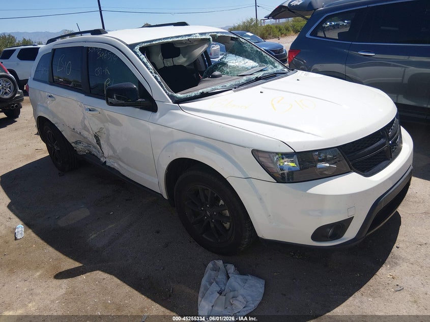 2019 Dodge Journey VIN 3C4PDCBB3KT867269 IAAI salvage auction — BIOHAZARD/CHEMICAL, Salvage Title, sold $1,625 on 2026-07-09 (photo 1)
