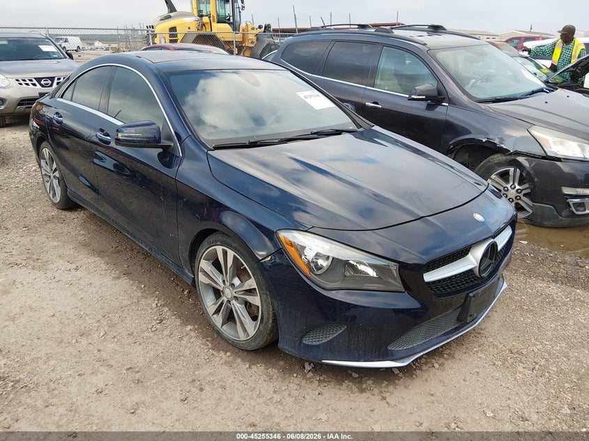 2017 Mercedes-benz Cla-klasse VIN WDDSJ4EB8HN468179 IAAI salvage auction — THEFT, Salvage Title, sold $1,000 on 2026-08-11 (photo 1)