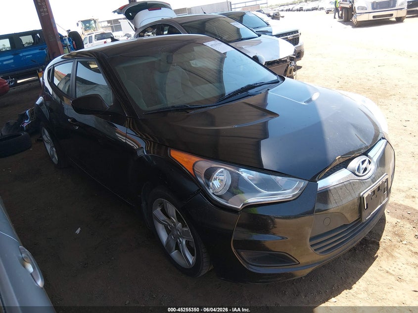 2013 Hyundai Veloster VIN KMHTC6ADXDU103977 IAAI salvage auction — REAR END, Salvage Title, sold $850 on 2026-07-16 (photo 1)