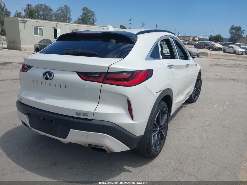 2022 Infiniti Qx55 VIN 3PCAJ5J37NF103321 IAAI salvage auction — RIGHT SIDE, Salvage Title, sold $8,500 on 2026-07-13 (photo 4)