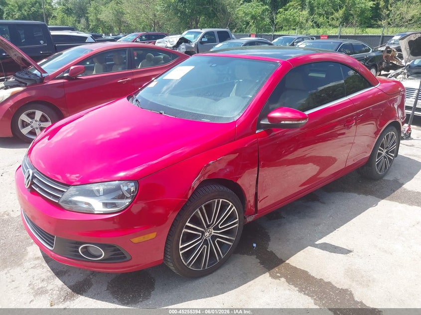 2012 Volkswagen Eos VIN WVWFW7AH2CV003883 IAAI salvage auction — SIDE, Salvage Title, sold $2,700 on 2026-07-08 (photo 2)