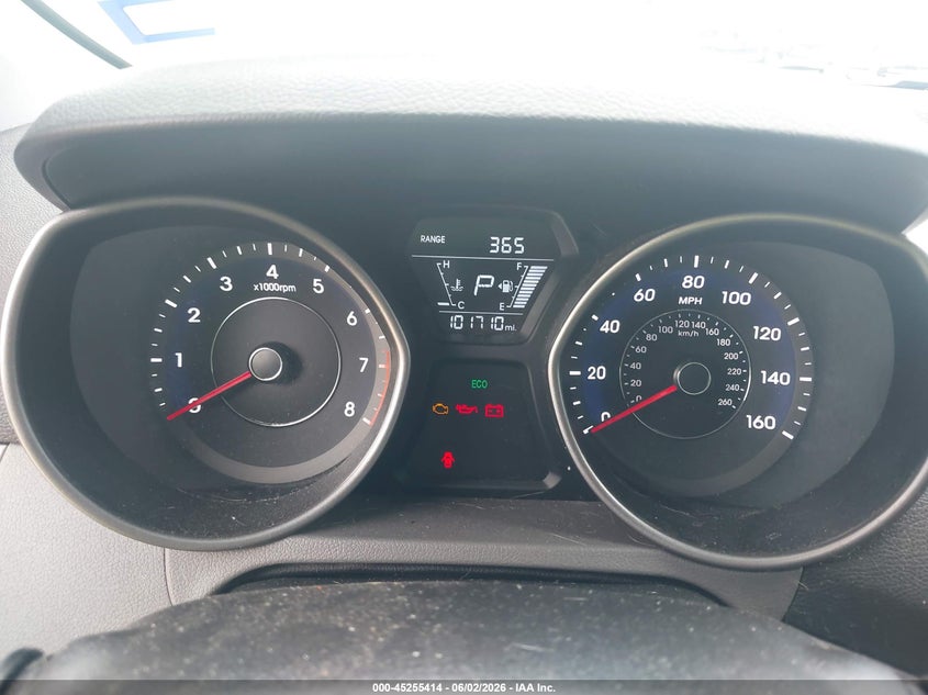 2014 Hyundai Elantra VIN 5NPDH4AE8EH486546 IAAI salvage auction — WATER/FLOOD, Salvage (Texas), sold $125 on 2026-07-31 (photo 7)