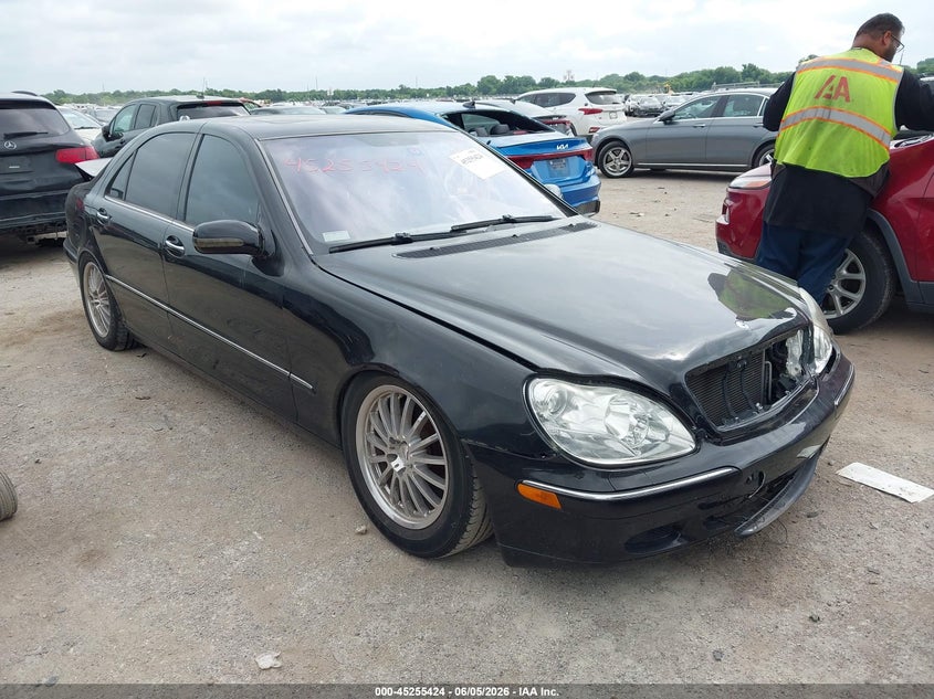 2001 Mercedes-benz S class VIN WDBNG70J91A193178 IAAI salvage auction — REAR END, Original (Texas), sold $550 on 2026-07-21 (photo 1)