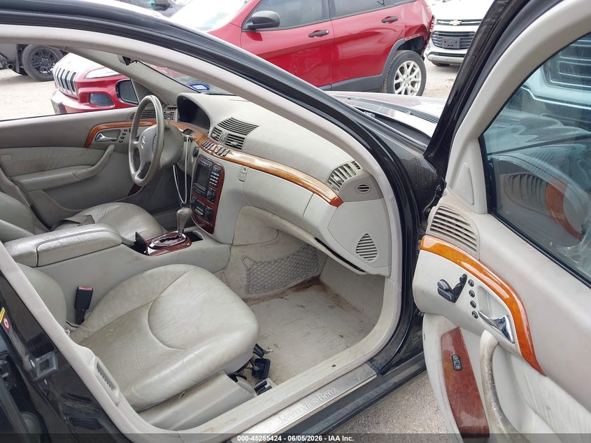 2001 Mercedes-benz S class VIN WDBNG70J91A193178 IAAI salvage auction — REAR END, Original (Texas), sold $550 on 2026-07-21 (photo 5)