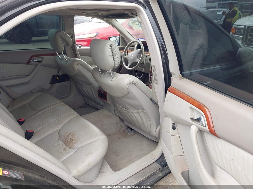 2001 Mercedes-benz S class VIN WDBNG70J91A193178 IAAI salvage auction — REAR END, Original (Texas), sold $550 on 2026-07-21 (photo 8)