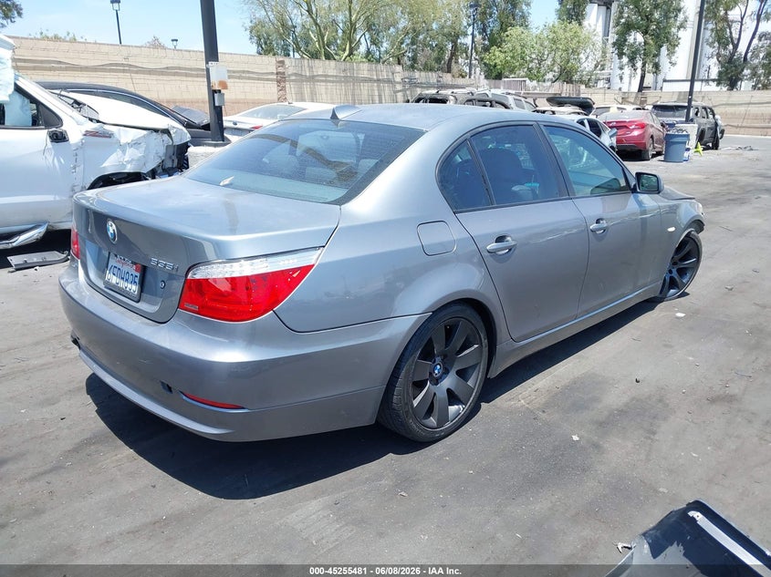 2008 BMW 5er VIN WBANW13568CZ81511 IAAI salvage auction — FRONT END, Salvage Title, sold $450 on 2026-07-17 (photo 4)