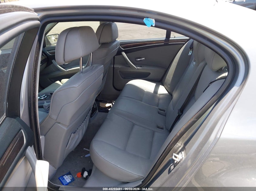 2008 BMW 5er VIN WBANW13568CZ81511 IAAI salvage auction — FRONT END, Salvage Title, sold $450 on 2026-07-17 (photo 8)