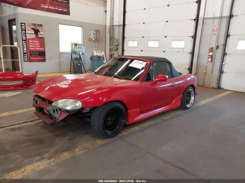 1999 Mazda Mx-5 miata VIN JM1NB3530X0115129 IAAI salvage auction — FRONT END, Salvage (Oregon), sold $1,000 on 2026-07-16 (photo 2)