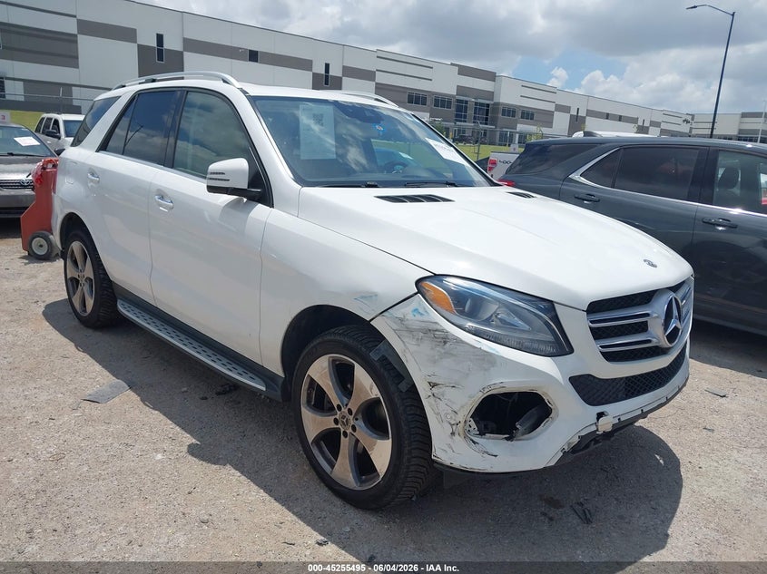 2018 Mercedes-benz Gle VIN 4JGDA5HB3JB116165 IAAI salvage auction — FRONT END, Salvage Title, sold $8,100 on 2026-07-09 (photo 1)