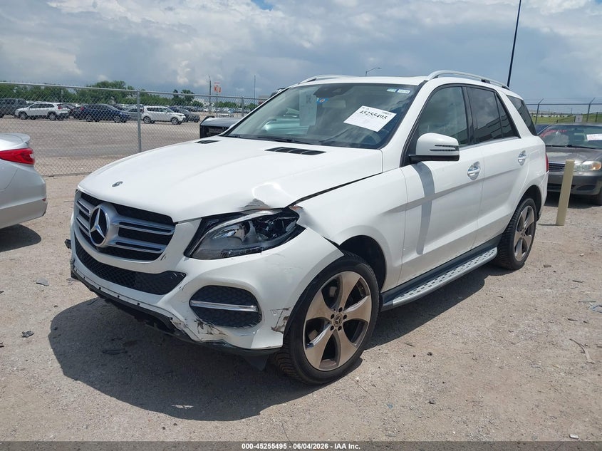2018 Mercedes-benz Gle VIN 4JGDA5HB3JB116165 IAAI salvage auction — FRONT END, Salvage Title, sold $8,100 on 2026-07-09 (photo 2)