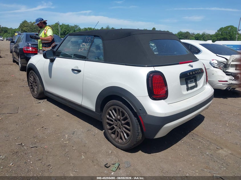2025 Mini Convertible VIN WMW23GX06S2X60355 IAAI salvage auction — FRONT END, Salvage Title, sold $13,550 on 2026-08-04 (photo 3)