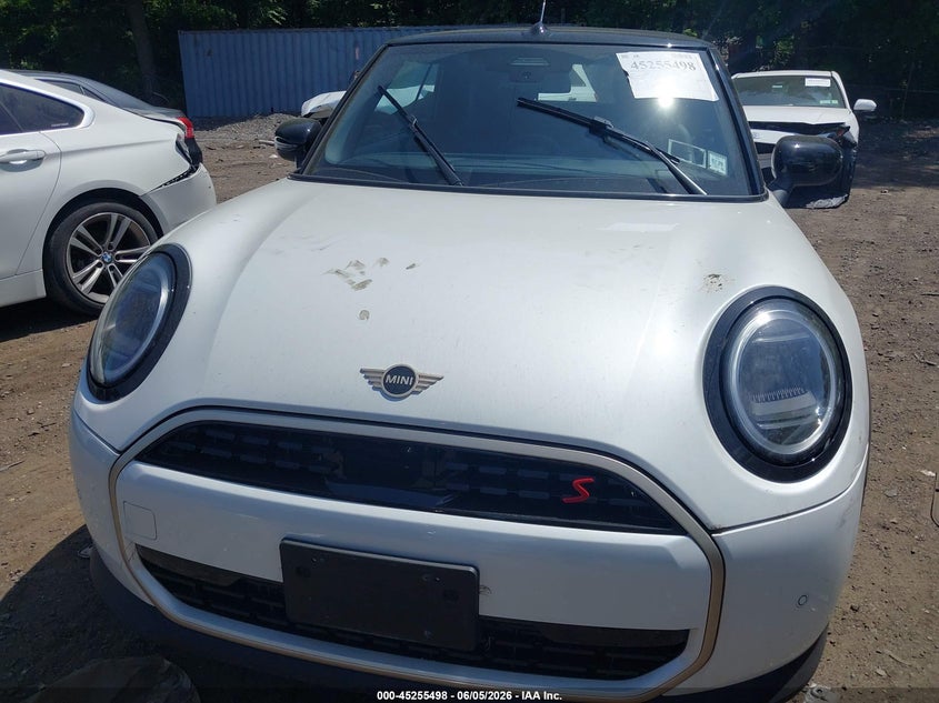 2025 Mini Convertible VIN WMW23GX06S2X60355 IAAI salvage auction — FRONT END, Salvage Title, sold $13,550 on 2026-08-04 (photo 6)