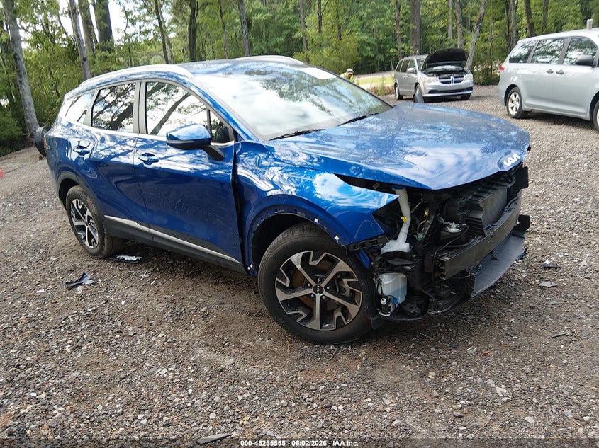 2024 Kia Sportage VIN 5XYK3CDF3RG148697 IAAI salvage auction — FRONT END, Salvage Title, sold $6,500 on 2026-07-07 (photo 1)