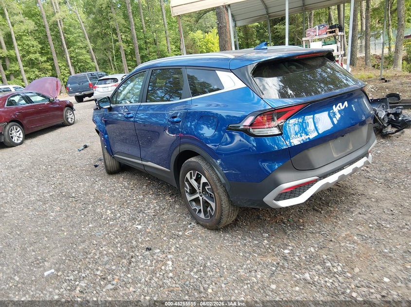 2024 Kia Sportage VIN 5XYK3CDF3RG148697 IAAI salvage auction — FRONT END, Salvage Title, sold $6,500 on 2026-07-07 (photo 3)