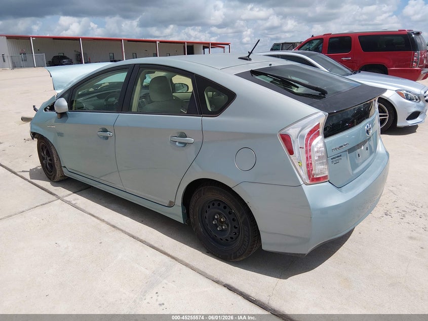2012 Toyota Prius VIN JTDKN3DUXC1506104 IAAI salvage auction — FRONT END, Salvage (Texas), sold $400 on 2026-07-24 (photo 3)