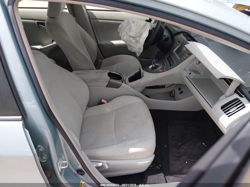 2012 Toyota Prius VIN JTDKN3DUXC1506104 IAAI salvage auction — FRONT END, Salvage (Texas), sold $400 on 2026-07-24 (photo 5)