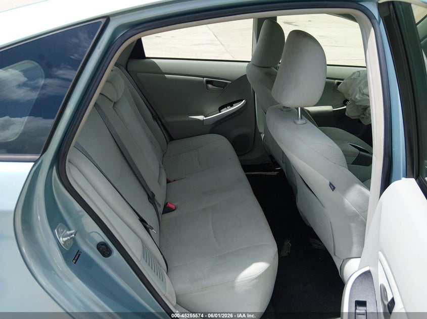 2012 Toyota Prius VIN JTDKN3DUXC1506104 IAAI salvage auction — FRONT END, Salvage (Texas), sold $400 on 2026-07-24 (photo 8)