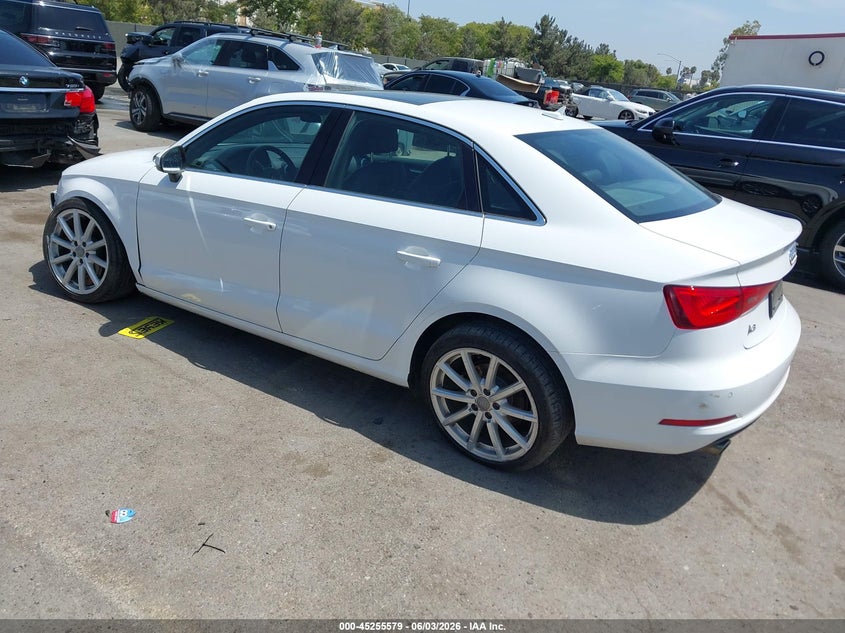 2016 Audi A3 VIN WAUE8GFFXG1046746 IAAI salvage auction — RIGHT FRONT, Salvage Title, sold $1,150 on 2026-07-13 (photo 3)