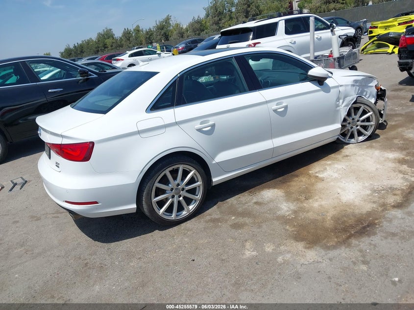 2016 Audi A3 VIN WAUE8GFFXG1046746 IAAI salvage auction — RIGHT FRONT, Salvage Title, sold $1,150 on 2026-07-13 (photo 4)