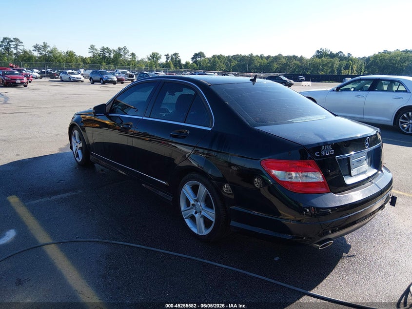2011 Mercedes-benz C class VIN WDDGF5EB7BR178674 IAAI salvage auction — RIGHT REAR, Repossession Paperwork (South Carolina), sold $25 on 2026-07-22 (photo 3)