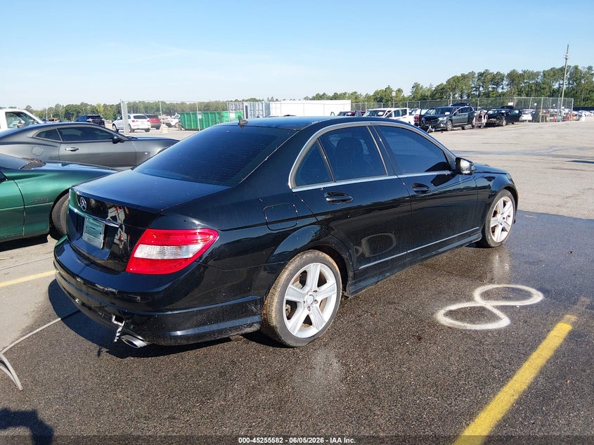 2011 Mercedes-benz C class VIN WDDGF5EB7BR178674 IAAI salvage auction — RIGHT REAR, Repossession Paperwork (South Carolina), sold $25 on 2026-07-22 (photo 4)